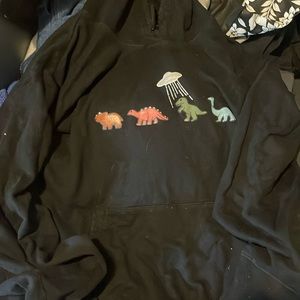 Hoodie with dinosaurs